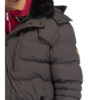 Wellensteyn Steppjacke Starstream Mit Abnehmbarer Kapuze Und Kunstfellbesatz grau