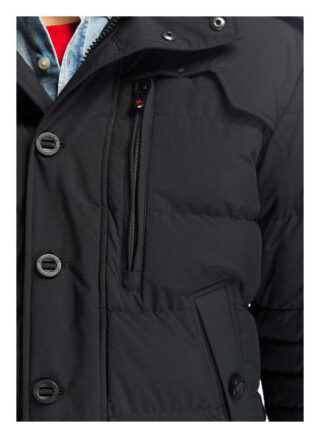 Wellensteyn Steppjacke Starstream Mit Abnehmbarer Kapuze Und Kunstfellbesatz schwarz