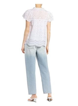 Whistles Bluse Bonnie Aus Lochspitze weiss