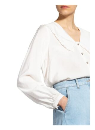 Whistles Cropped-Bluse weiss