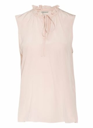 Whistles Seidentop Selena Mit Rüschenbesatz pink