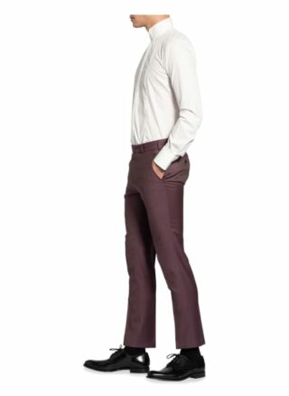 Wilvorst Anzughose Extra Slim Fit rot