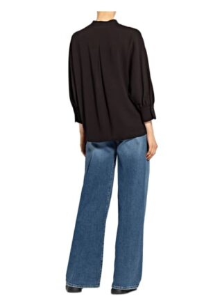 Windsor. Blusenshirt Mit 3/4-Arm schwarz
