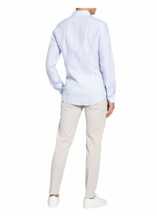 Windsor. Leinenhemd Lano Shaped Fit blau