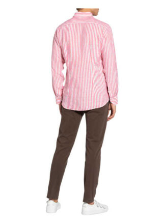 Windsor. Leinenhemd Lano Shaped Fit rot
