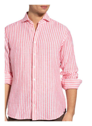 Windsor. Leinenhemd Lano Shaped Fit rot