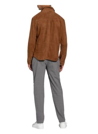 Windsor. Overjacket Aus Leder braun