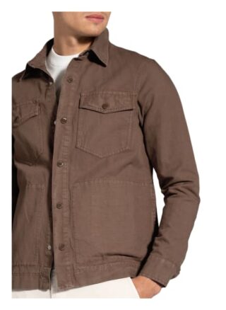 Windsor. Overjacket Umito Mit Leinen braun