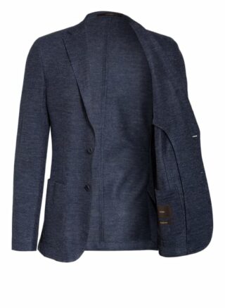Windsor. Sakko Giro Extra Slim Fit Mit Leinen blau