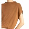 Windsor. Strickshirt Aus Seide braun