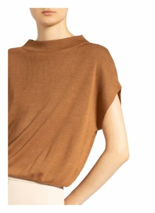 Windsor. Strickshirt Aus Seide braun