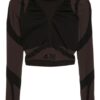 Wolford Cropped-Top Sheer Motion schwarz