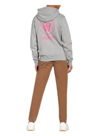 WOOD WOOD Ian Hoodie Herren, Grau