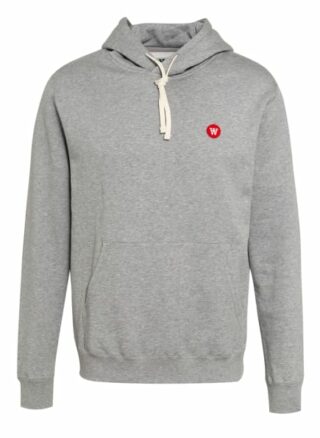 WOOD WOOD Ian Hoodie Herren, Grau