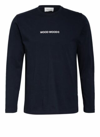 WOOD WOOD Peter Longsleeve Herren, Blau