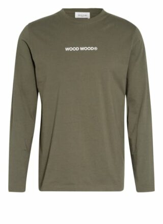 WOOD WOOD Peter Longsleeve Herren, Grün