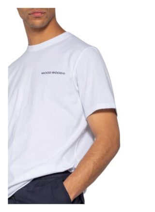 WOOD WOOD T-Shirt Herren, Weiß