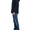 Woolrich Daunenjacke Blizzard Mit Lammfellbesatz blau