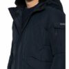 Woolrich Daunenjacke Blizzard Mit Lammfellbesatz blau