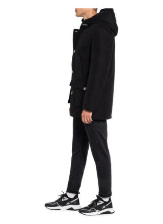 WOOLRICH Daunenparka Arctic Daunenjacke Herren, Schwarz