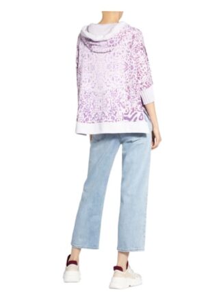 Yippie Hippie Oversized-Hoodie violett