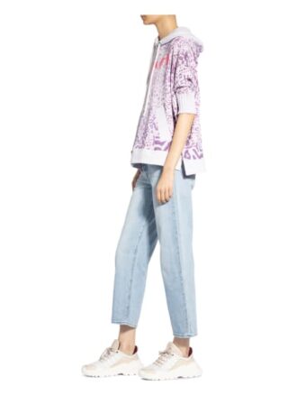 Yippie Hippie Oversized-Hoodie violett