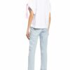 Yippie Hippie Oversized-Shirt weiss