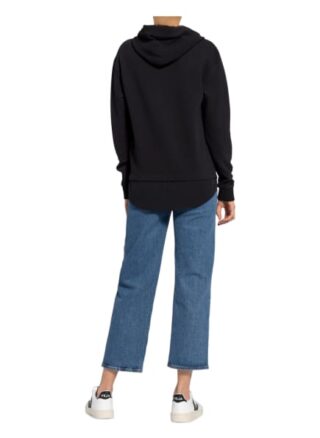 Zaída Hoodie Mit Schmucksteinbesatz schwarz