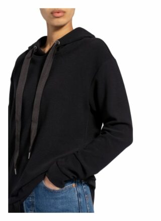 Zaída Hoodie Mit Schmucksteinbesatz schwarz