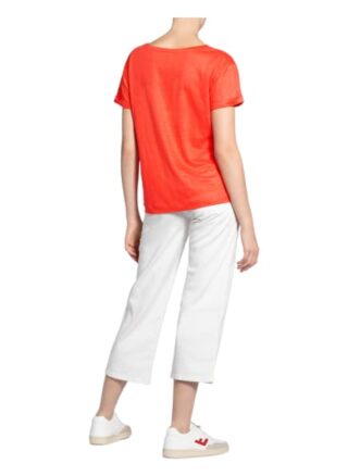 Zaída T-Shirt Aus Leinen rot