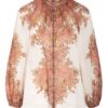 Zimmermann Bluse Brighton braun