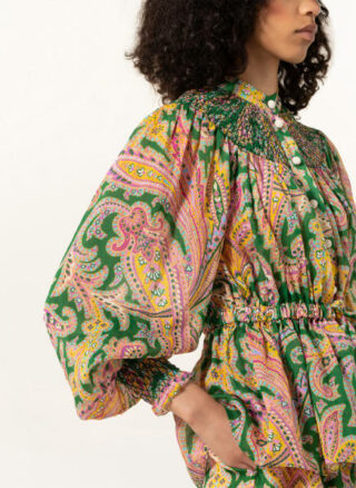 Zimmermann Bluse Teddy gruen