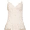 Zimmermann Body Botanica Teddy Mit Spitzenbesatz weiss