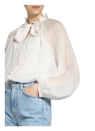 Zimmermann Schluppenbluse Botanica Butterfly weiss