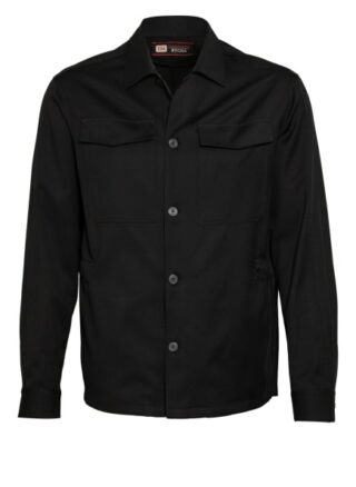 Zzegna Hemd Regular Fit Aus Merinowolle schwarz