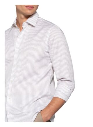 Zzegna Hemd Regular Fit Mit Leinen beige
