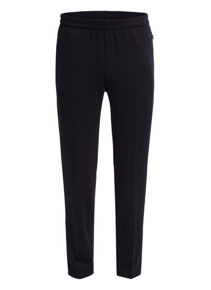 Zzegna Hose Im Jogging-Stil Regular Fit Aus Merinowolle blau Zzegna Hose Im Jogging-Stil Regular Fit Aus Merinowolle blau