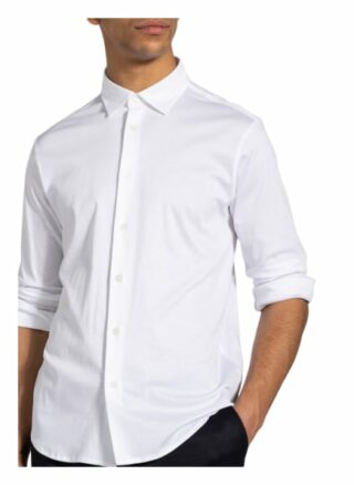 Zzegna Jerseyhemd Regular Fit weiss