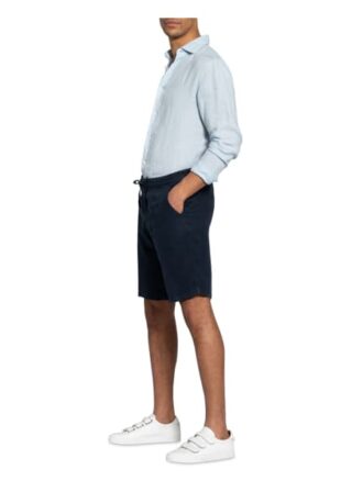 Zzegna Leinenshorts blau
