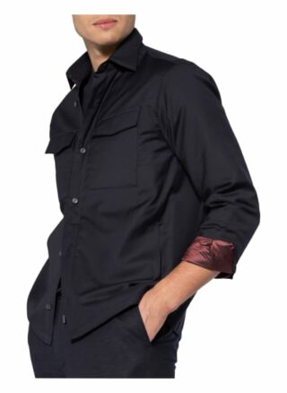 Zzegna Overshirt schwarz