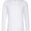 Zzegna Piqué-Hemd Slim Fit weiss