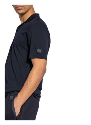 Zzegna Pique-Poloshirt Aus Merinowolle blau
