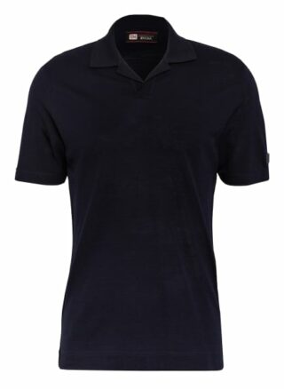 Zzegna Pique-Poloshirt Aus Merinowolle blau