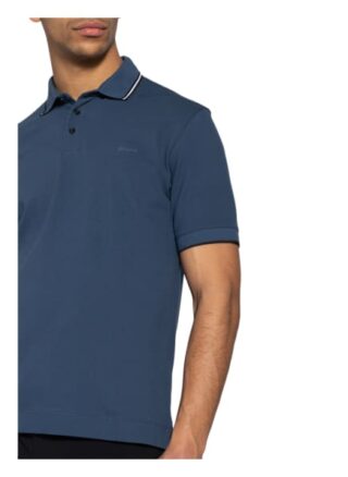 Zzegna Piqué-Poloshirt blau