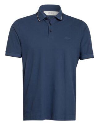 Zzegna Piqué-Poloshirt blau