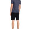 Zzegna Poloshirt Aus Leinen blau
