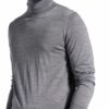 Zzegna Rollkragenpullover grau