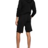Zzegna Sweatshorts Aus Merinowolle Mit Galonstreifen schwarz