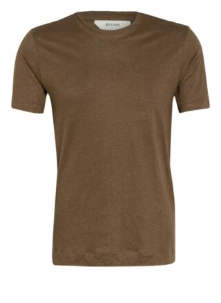 Zzegna T-Shirt Aus Leinen gruen