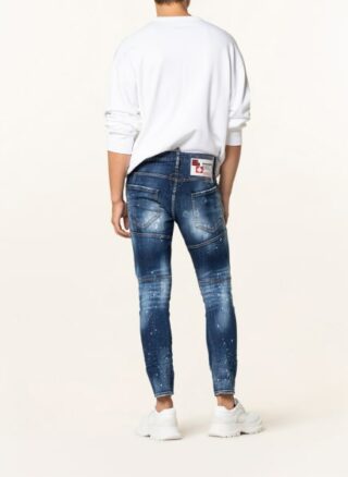 Dsquared2 Jeans Tidy Biker Tapered Jeans Herren, Blau